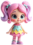 Sugar Blast Land girl character